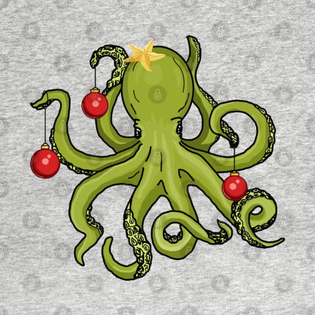 Christmas Kraken (Octopus Christmas Tree) by Octopus Cafe